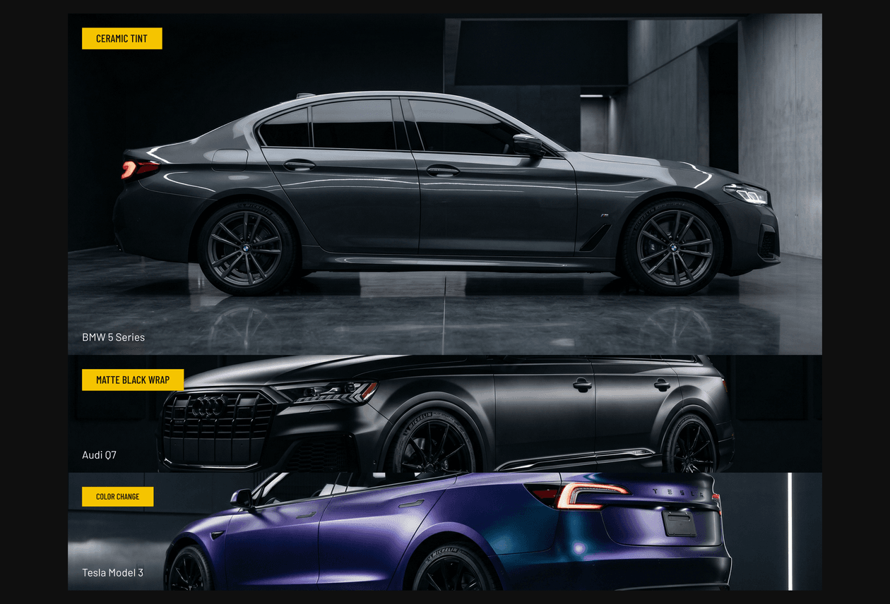 Bumblebee Automotive custom wraps gallery design